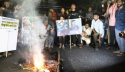 বুয়েট শিক্ষার্থীদের অবরোধ, ডিসি মাসুদের কুশপুত্তলিকা দাহ