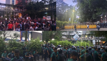 মৎস্য ভবনের সামনে প্রকৌশল শিক্ষার্থীদের সড়ক অবরোধ