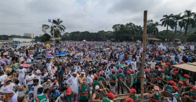 জামায়াতের সমাবেশে জনতার ঢল
