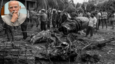 যুদ্ধবিমান দুর্ঘটনায় আহতদের সহায়তায় ভারতের চিঠি 
