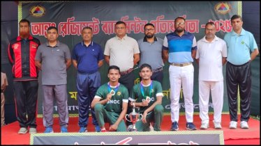 বিএনসিসি আন্তঃরেজিমেন্ট ব্যাডমিন্টন টুর্নামেন্টে রানার্সআপ ইবির দুই ক্যাডেট