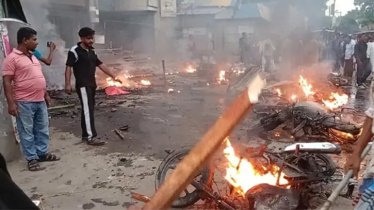 ফরিদপুরের বিএনপির দুই পক্ষের সংঘর্ষ ও ভাঙচুর-অগ্নিসংযোগ, আহত ২০