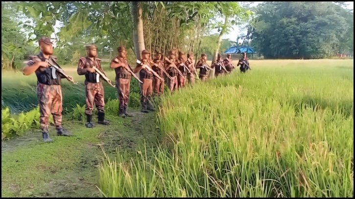 কুড়িগ্রাম সীমান্তে বিজিবির অভিযান, বিপুল ভারতীয় পণ্য জব্দ