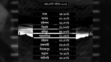 এইচএসসিতে কোন বোর্ডে পাসের হার কত?