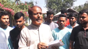 সিরাজগঞ্জের শাহজাদপুরে বিএনপির লিফলেট বিতরণ