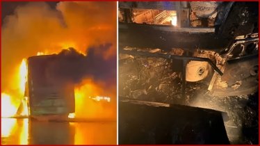 ভারতে ভয়াবহ বাস–বাইক সংঘর্ষে আগুন, নিহত অন্তত ২০