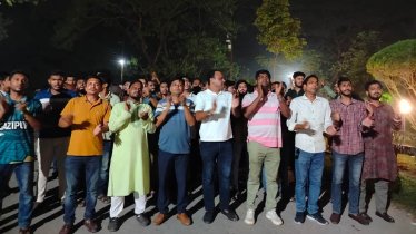 ছাত্রদল নেতা জুবায়েদ হত্যার প্রতিবাদে ইবিতে ছাত্রদলের বিক্ষোভ মিছিল