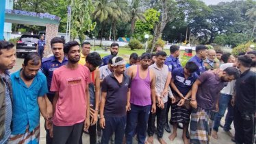 কুমিল্লায় ডাকাত দলের ১৪ সদস্য গ্রেফতার