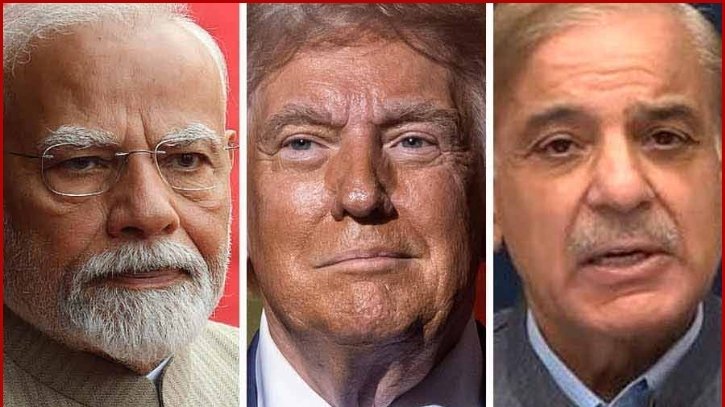 আবার ভারত-পাকিস্তান যুদ্ধ থামানোর দাবি করলেন ট্রাম্প