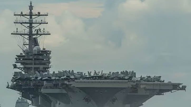 দুই বিমান হারিয়ে দক্ষিণ চীন সাগর থেকে মার্কিন রণতরি যুক্তরাষ্ট্রে ফিরে যাচ্ছে দুই বিমান হারিয়ে দক্ষিণ চীন সাগর থেকে মার্কিন রণতরি যুক্তরাষ্ট্রে ফিরে যাচ্ছে