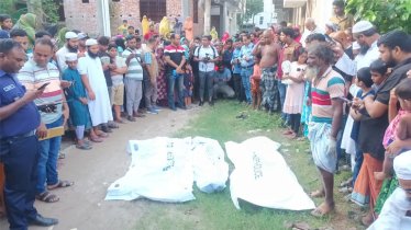 ঘরে পড়ে ছিল দুই সন্তানসহ মায়ের মরদেহ