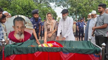 বীর মুক্তিযোদ্ধা আনোয়ার হোসেন এর রাষ্ট্রীয় মর্যাদায় দাফন