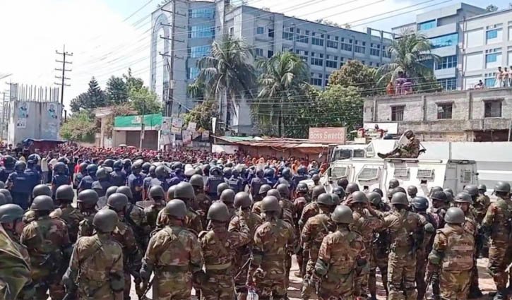 কারখানা বন্ধে উত্তাল আশুলিয়া, চার পুলিশসহ আহত ১৫