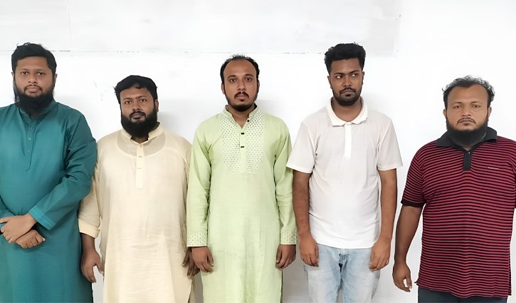 সাবেক সমন্বয়ক রাব্বিসহ ৫ জনের ২ দিন করে রিমান্ড