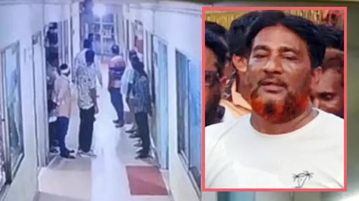 থানার ভেতর সিআইডি পরিদর্শককে থাপ্পড়, কৃষকদল নেতা আটক