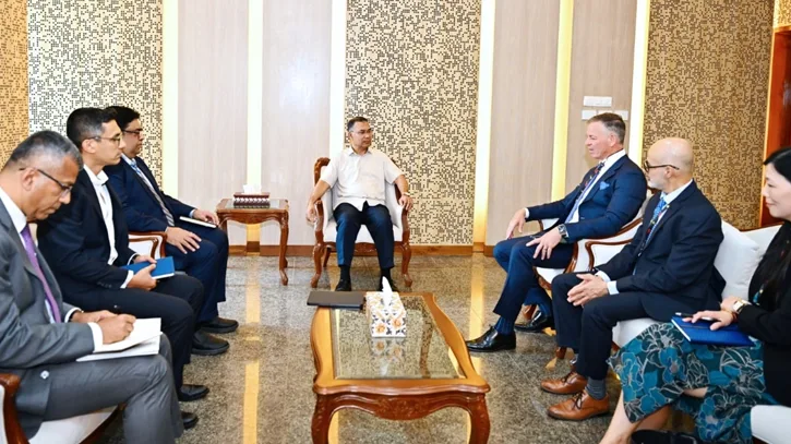 প্রধানমন্ত্রীর সঙ্গে ভিসার এশিয়া প্যাসিফিক অঞ্চলের প্রেসিডেন্টের সৌজন্য সাক্ষাৎ