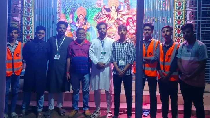 সাম্প্রদায়িক সম্প্রীতির অনন্য নজির গড়ল জাতীয় ছাত্রশক্তি