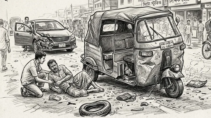 মিরসরাইয়ে প্রাইভেটকারের ধাক্কায় অটোরিকশাচালক নিহত