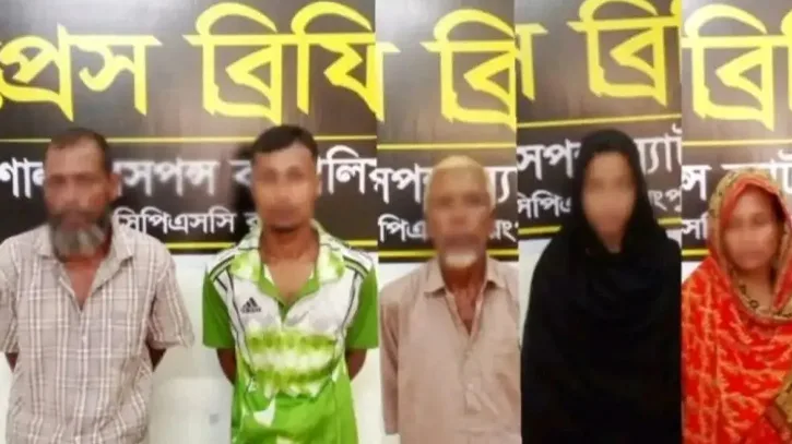 যৌতুকের দাবিতে গৃহবধূ হত্যার অভিযোগ, স্বামীসহ গ্রেপ্তার ৫