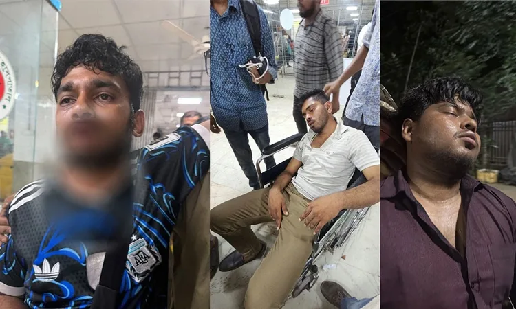 সোহরাওয়ার্দীতে মাদকবিরোধী অভিযানে পুলিশের উপস্থিতিতে ৩ সাংবাদিকের ওপর হামলা