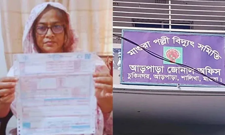 মাগুরায় ২৩৫ ইউনিট বিদ্যুৎ ব্যবহারে বিল এসেছে ৫০৬ কোটি টাকা