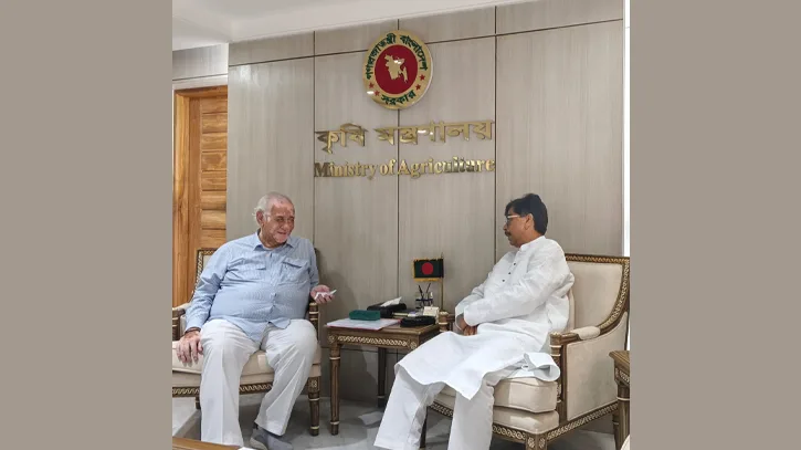আধুনিক কৃষি সম্প্রসারণে কৃষিমন্ত্রীর সহযোগিতা চান পার্বত্য মন্ত্রী সাচিং প্রু
