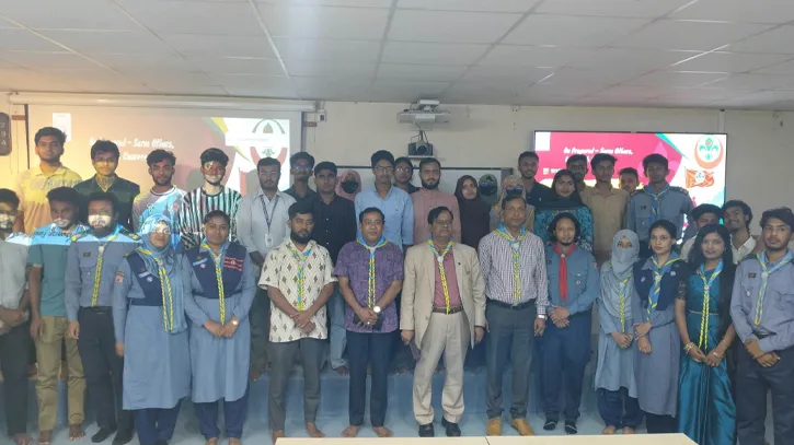 গোবিপ্রবি রোভার স্কাউট গ্রুপের নবীনবরণ অনুষ্ঠিত