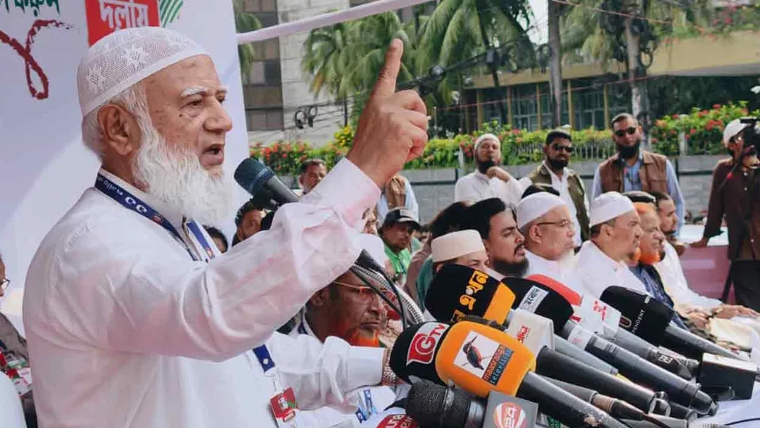 জনগণের দাবিতে বাধা এলে ৬ দফার লংমার্চ ১ দফায় রূপ নেবে: জামায়াত আমির