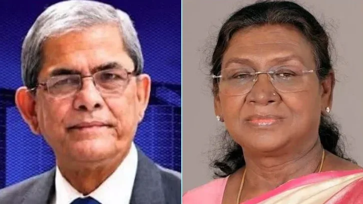 নবনির্বাচিত রাষ্ট্রপতি মির্জা ফখরুলকে অভিনন্দন জানালেন ভারতের রাষ্ট্রপতি