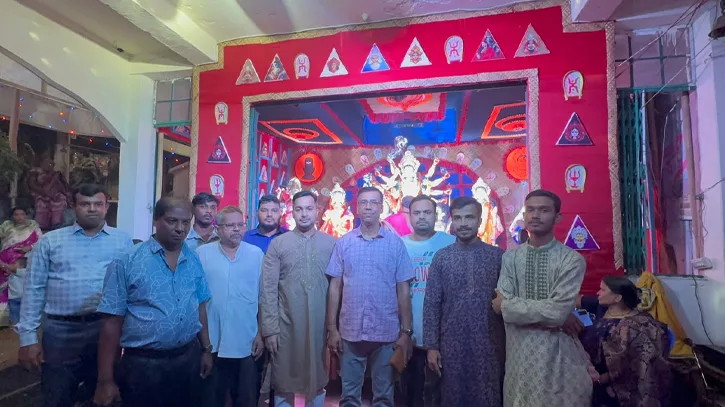 রাঙ্গামাটিতে বিভিন্ন পূজামণ্ডপ পরিদর্শনে হাবীব আজম, সম্প্রীতি ও সৌহার্দ্য বজায় রাখার আহ্বান