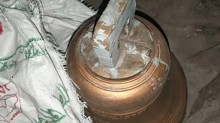 চার্চ থেকে চুরি হওয়া ৭০ কেজির পিতলের ঘণ্টা উদ্ধার
