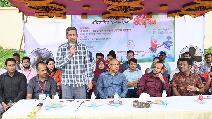 কুমিল্লা বিশ্ববিদ্যালয়ে আন্তঃবিভাগ ফুটবল টুর্নামেন্ট শুরু