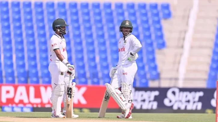 তানজিদ-সাদমানের সেঞ্চুরি হাতছাড়া, বড় সংগ্রহের পথে টাইগাররা