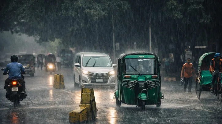 রাজধানীসহ দেশের বিভিন্ন অঞ্চলে টানা ৫ দিন ভারি বর্ষণের আভাস