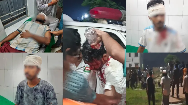 নজরুল বিশ্ববিদ্যালয়ে খেলার মাঠ থেকে দফায় দফায় সংঘর্ষ: আহত ৬