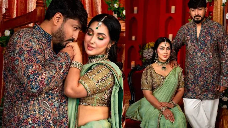 রোমান্টিক ফটোশুটে ভাইরাল অপু বিশ্বাস