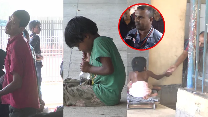 রাজধানীর বিমানবন্দর রেলওয়ে স্টেশনে ভিক্ষা করতে দিতে হয় প্রতিদিন ৫০ থেকে ১০০ টাকা