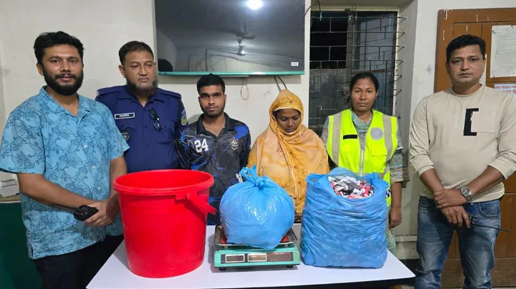 ক্রেতা সেজে পুলিশের অভিযান, জামালপুরে সাড়ে ৬ কেজি গাঁজাসহ আটক ২