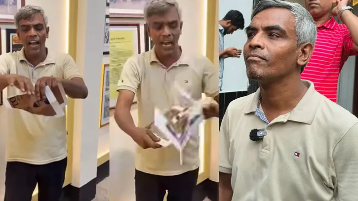 ঢাবিতে জিন্নাহর ছবি সরানো সেই শিক্ষার্থী কে?