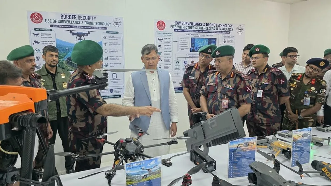 সিলেটে বিজিবির বিশেষায়িত ড্রোন প্রশিক্ষণ কেন্দ্রের উদ্বোধন করলেন স্বরাষ্ট্রমন্ত্রী