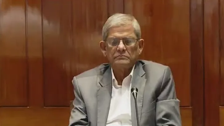 বিদায়ী বক্তব্যে আবেগাপ্লুত মির্জা ফখরুল, বারবার ঝরল চোখের পানি