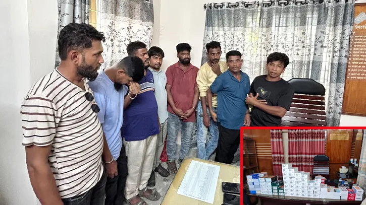 সিরাজগঞ্জে আন্তজেলা চোরচক্রের ৮ সদস্যসহ ৯৪টি মোবাইল উদ্ধার