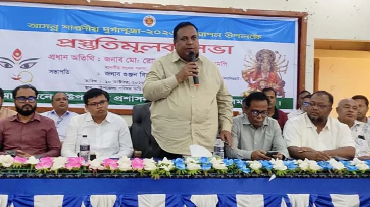 দুর্গাপূজা উপলক্ষে আদিতমারীর ১১৭ মণ্ডপে চাল বরাদ্দ, সম্প্রীতির আহ্বান এমপি বাবুলের
