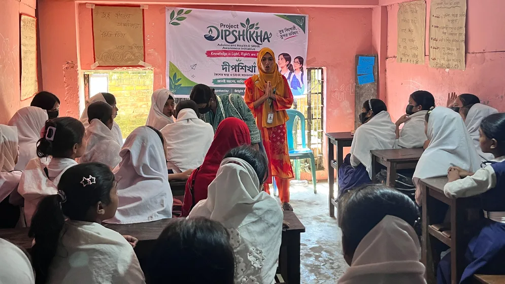 SRHR সচেতনতায় বিএনওয়াইএনের ‘প্রজেক্ট দীপশিখা’ স্কুল ক্যাম্পেইন শুরু