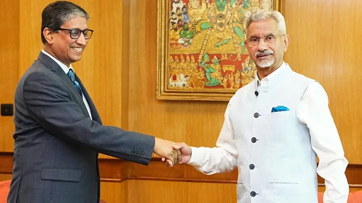 জয়শঙ্করের সঙ্গে বিদায়ী সাক্ষাতে বাংলাদেশের হাইকমিশনার হামিদুল্লাহ