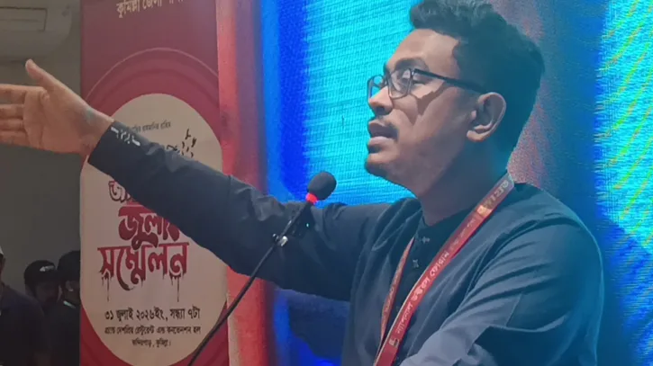জুলাইয়ের সঙ্গে গাদ্দারি করলে বাংলাদেশ কাউকে ছাড় দেবে না: সাদিক কায়েম