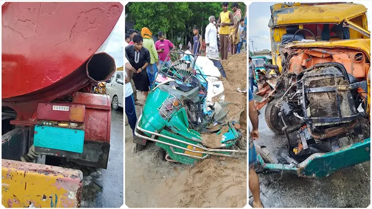 হবিগঞ্জে ভয়াবহ ত্রিমুখী সংঘর্ষ, প্রাণ গেল ২ জনের