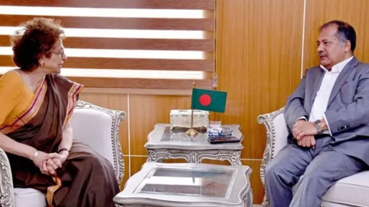 তথ্যমন্ত্রীর সঙ্গে জাতিসংঘের স্থায়ী প্রতিনিধি আইরিন খানের সাক্ষাৎ