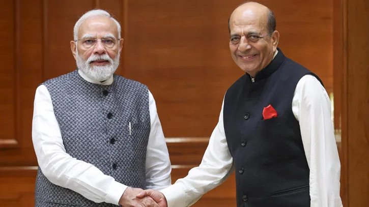 দিল্লিতে নরেন্দ্র মোদির সঙ্গে দীনেশ ত্রিবেদীর সাক্ষাৎ