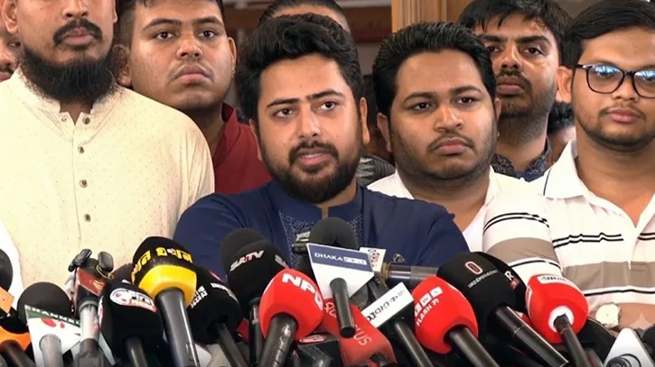 জুলাই গণ-অভ্যুত্থানের ইতিহাসকে দলীয়করণ না করার আহ্বান নাহিদ ইসলামের